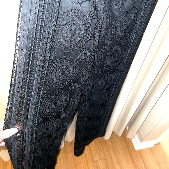Price firm! new boutique size small mad for love black lace jumpsuit! - Picture 4 of 11